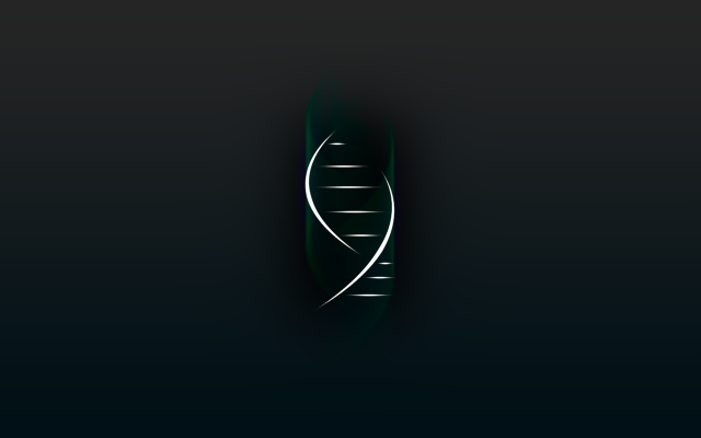 Black background green white design free wallpaper - medium preview image