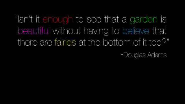 Douglas adams gardening quote tips free wallpaper - medium preview image
