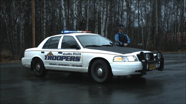 Police car parking lot officer free wallpaper - medium preview image
