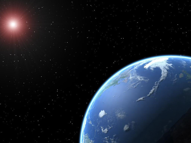 Earth space view bright star #4 free wallpaper - medium preview image