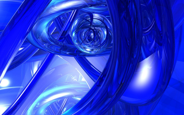 Blue abstract background spiral design #3 free wallpaper - medium preview image