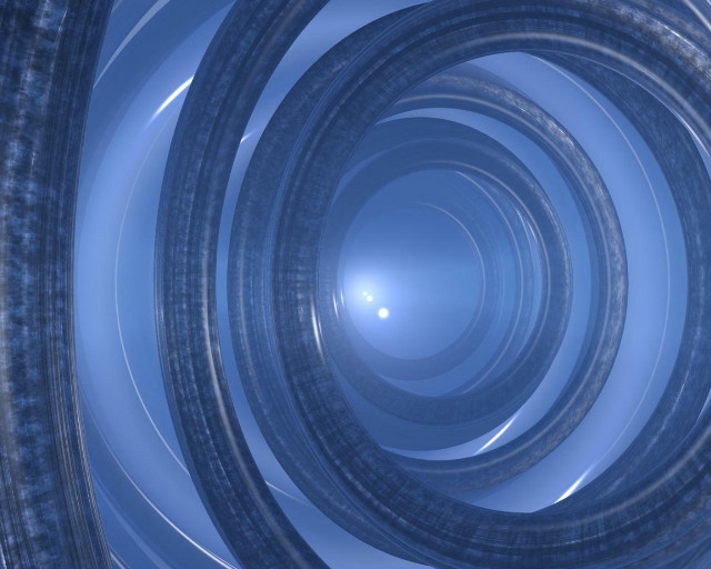 Blue spiral moonlight night sky free wallpaper - medium preview image