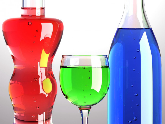 Glass of wine and bottle #2 free wallpaper - medium preview image