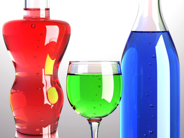 Glass of wine and bottle #3 free wallpaper - medium preview image
