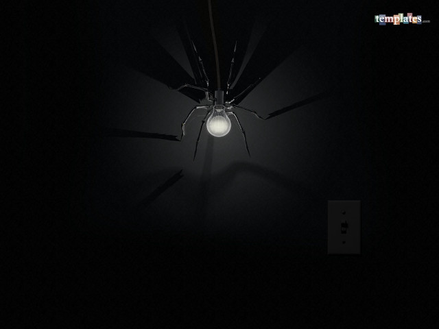 Spider lamp dark lightbulb crawling free wallpaper - medium preview image