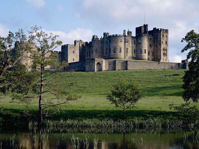 Castle lake sky clouds background #3 free wallpaper - medium preview image