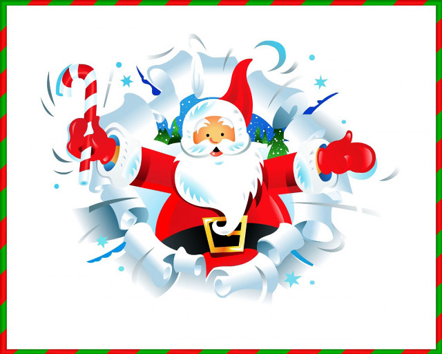 Santa claus presents christmas decoration #2 free wallpaper - medium preview image