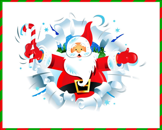 Santa claus presents christmas decoration #3 free wallpaper - medium preview image