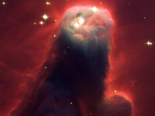 Large star cluster bright red free wallpaper - medium preview image