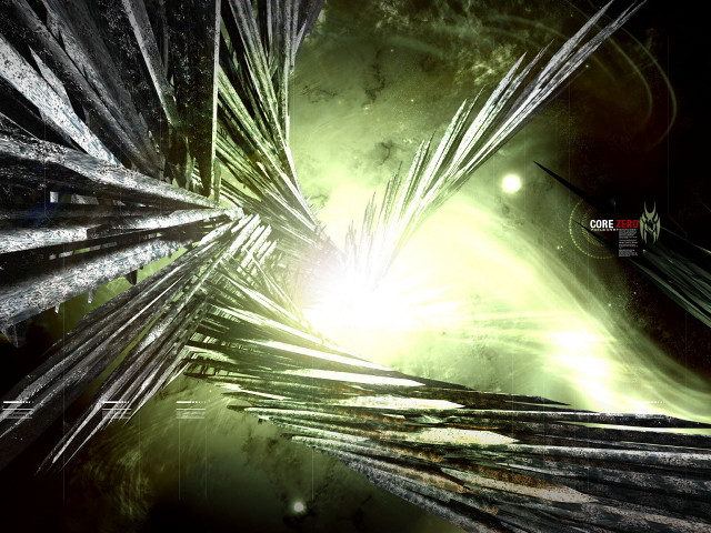 Space station distant galaxy bright free wallpaper - medium preview image