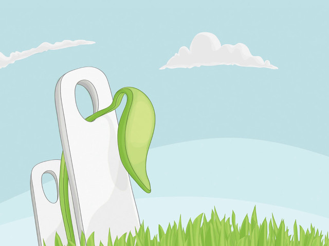 Cartoon white green object grass free wallpaper - medium preview image