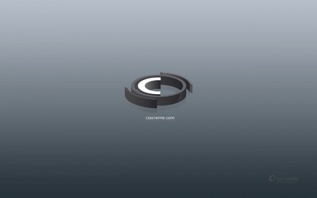 Black white logo circle side #2 free wallpaper - medium preview image