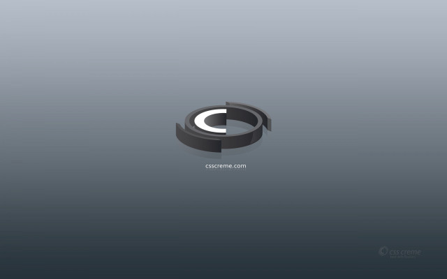 Black white logo circle side #4 free wallpaper - medium preview image