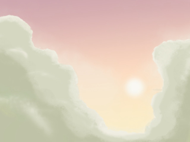 Sunset clouds plane flying sky #4 free wallpaper - medium preview image