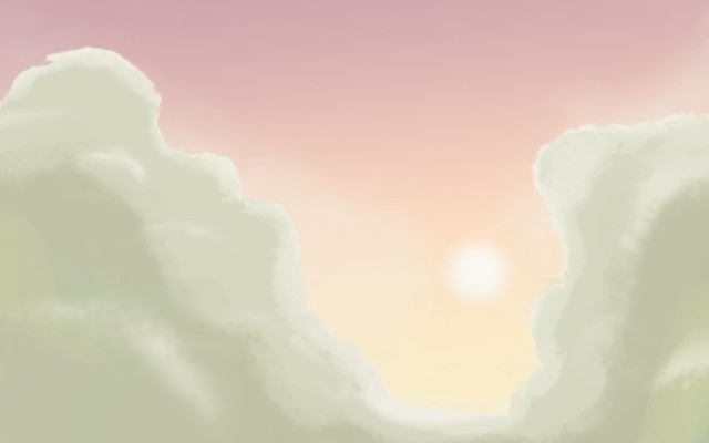 Pink sky yellow sky clouds free wallpaper - medium preview image