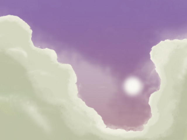 Purple sky clouds bright sun #2 free wallpaper - medium preview image