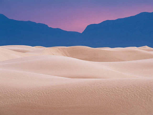 Desert mountain range pink sky #5 free wallpaper - medium preview image