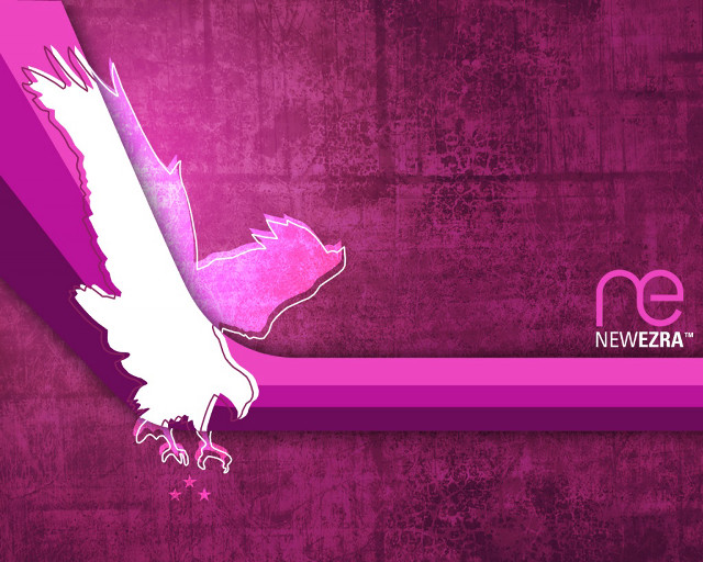 Pink white bird stripe side free wallpaper - medium preview image