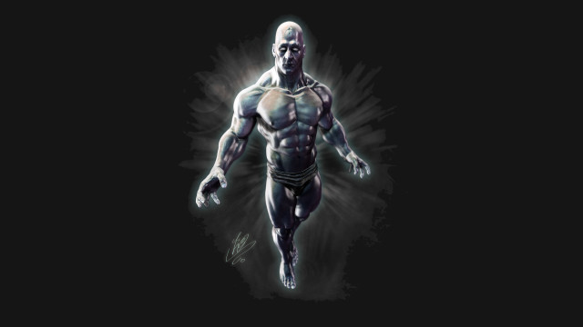 Man body painted dark light free wallpaper - medium preview image