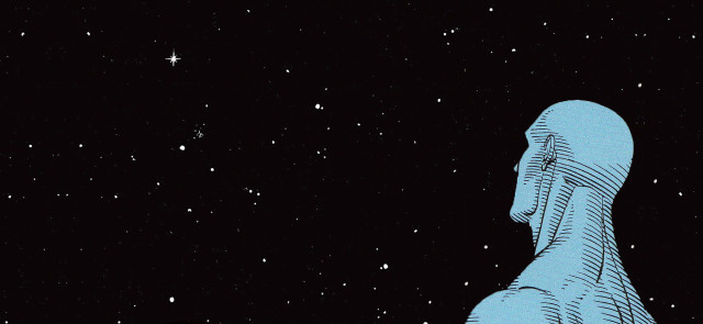 Blue alien night sky stars #2 free wallpaper - medium preview image
