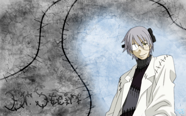 Man glasses white coat graffiti free wallpaper - medium preview image