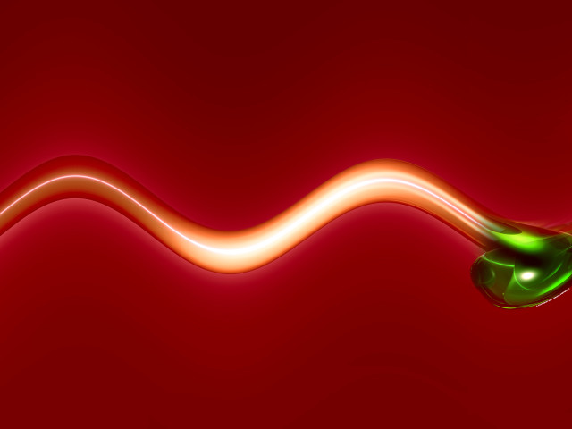 Red background green apple red #4 free wallpaper - medium preview image