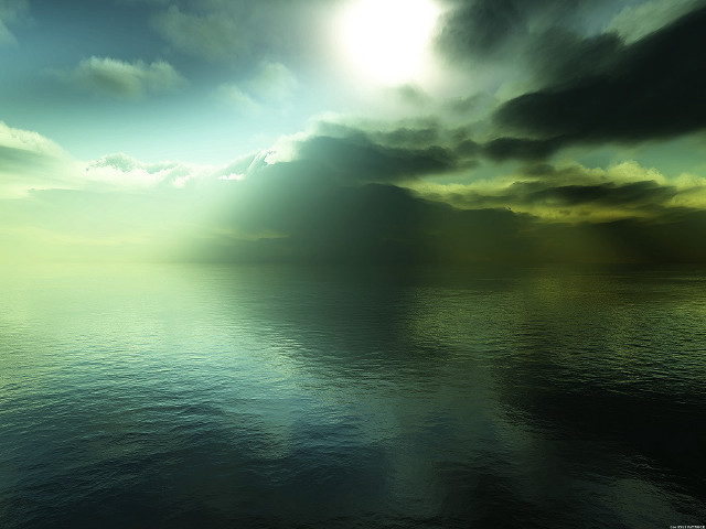Large body of water sky #8 free wallpaper - medium preview image