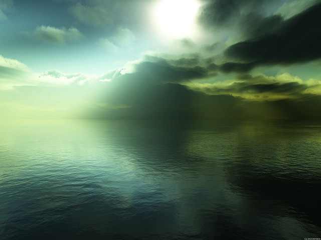 Large body of water sky #9 free wallpaper - medium preview image