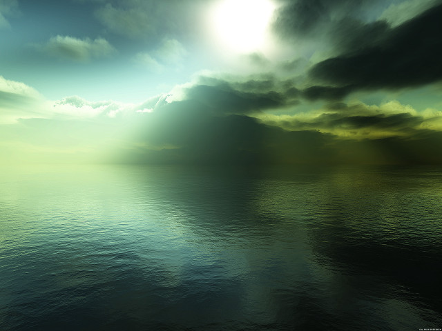 Large body of water sky #10 free wallpaper - medium preview image