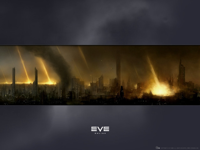 City smoke buildings background skyline free wallpaper - medium preview image