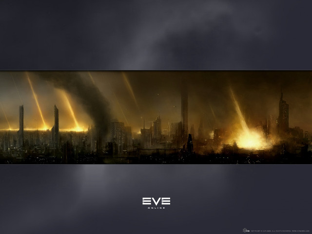 City smoke buildings background scenery free wallpaper - medium preview image
