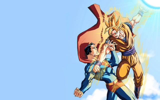 Cartoon fight giant object sky free wallpaper - medium preview image