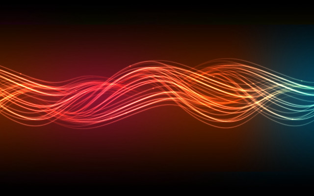 Colorful wave light black red #7 free wallpaper - medium preview image