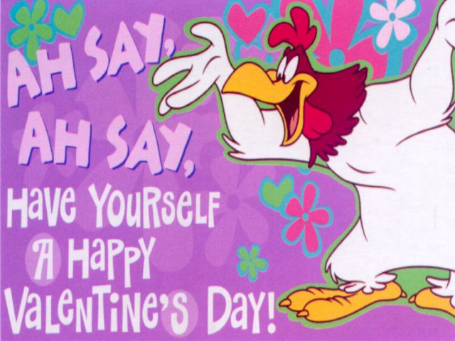 Happy valentines day card cartoon free wallpaper - medium preview image