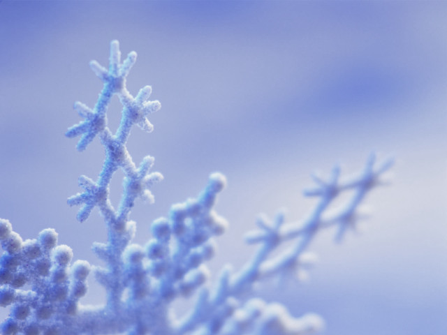 Snowflake blue sky background snowflakes free wallpaper - medium preview image