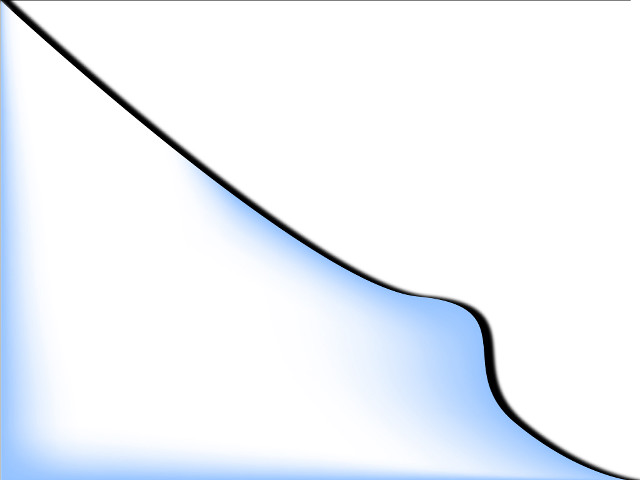 Blue line up hill white free wallpaper - medium preview image
