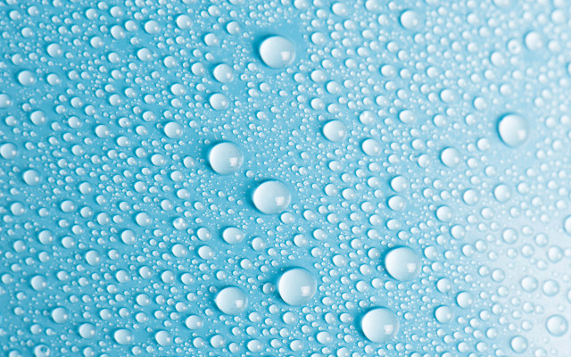 Water droplets blue sky moon free wallpaper - medium preview image