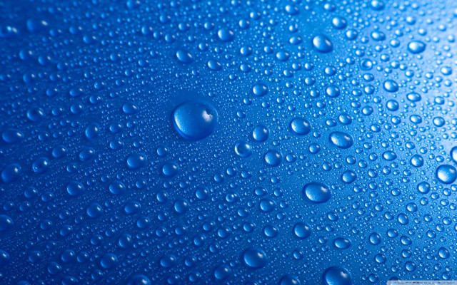 Blue background water droplets white free wallpaper - medium preview image