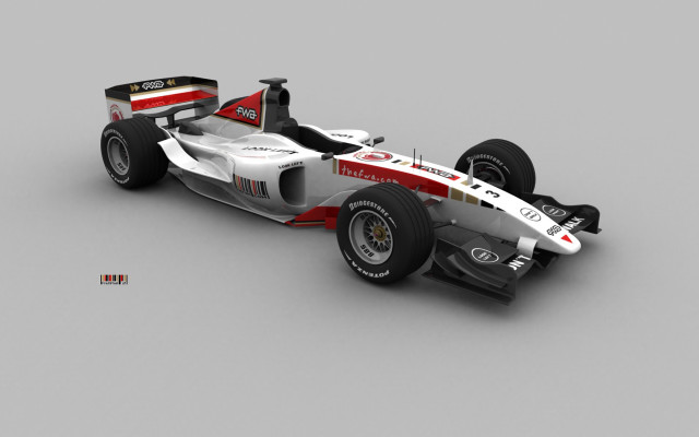 White red race car gray #2 free wallpaper - medium preview image