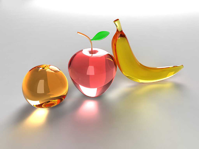 Apples banana table light side #2 free wallpaper - medium preview image