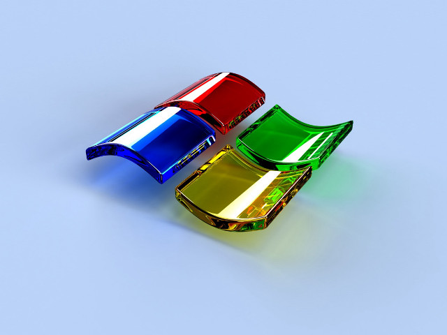 Shiny metal reflection blue background free wallpaper - medium preview image