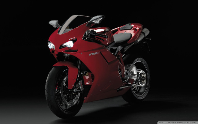Red motorcycle dark room black #2 free wallpaper - medium preview image