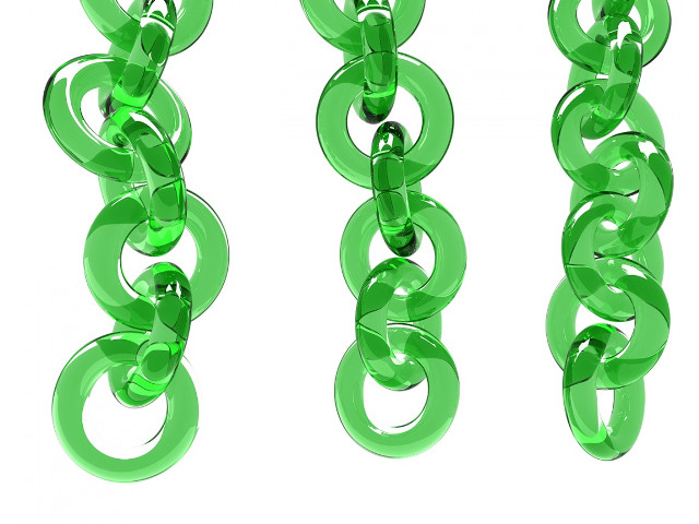 Green chains hanging ceiling fixture free wallpaper - medium preview image