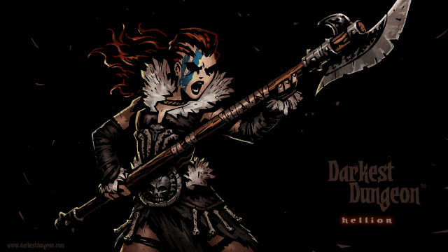 Woman sword demon face portrait #2 free wallpaper - medium preview image