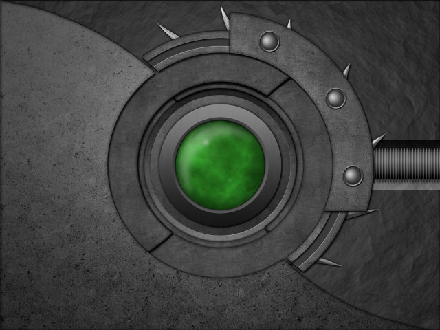 Metal green light center rod free wallpaper - medium preview image