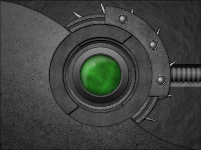 Metal green light center rod #2 free wallpaper - medium preview image