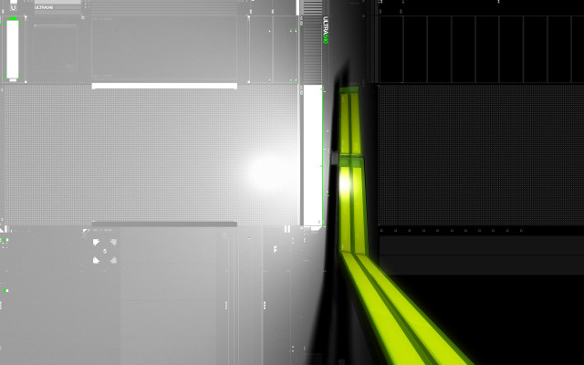 Green light window black wall #2 free wallpaper - medium preview image