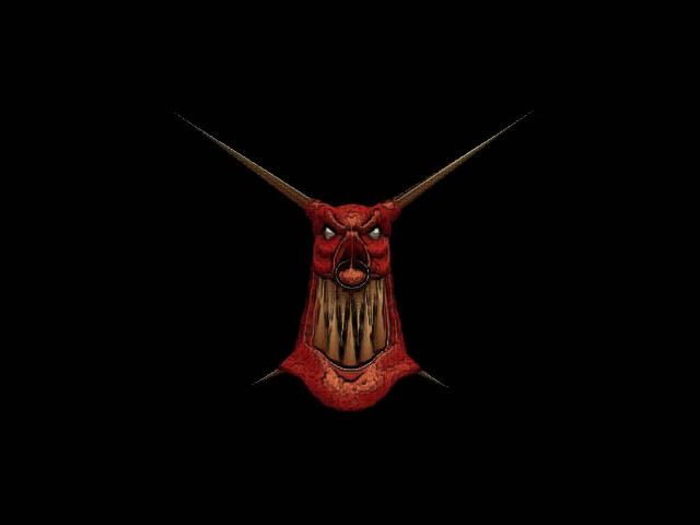 Red demon horns fangs dark free wallpaper - medium preview image