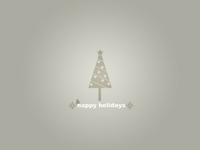 Christmas tree happy holidays message #3 free wallpaper - medium preview image