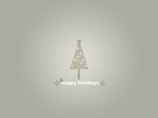 Christmas tree happy holidays message #4 free wallpaper - medium preview image